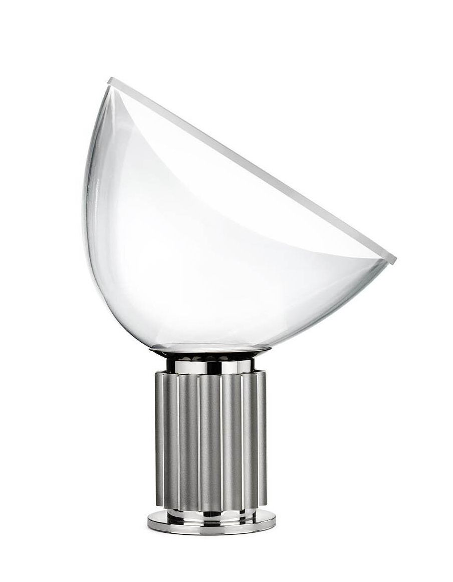 Taccia Small LED Tischleuchte Flos-eloxiertes silber